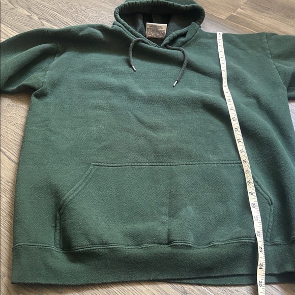 Handcuffs |Vintage 90s Skater Brand Green Pullover Hoodie Size Large Made in USA - Picture 9 of 11